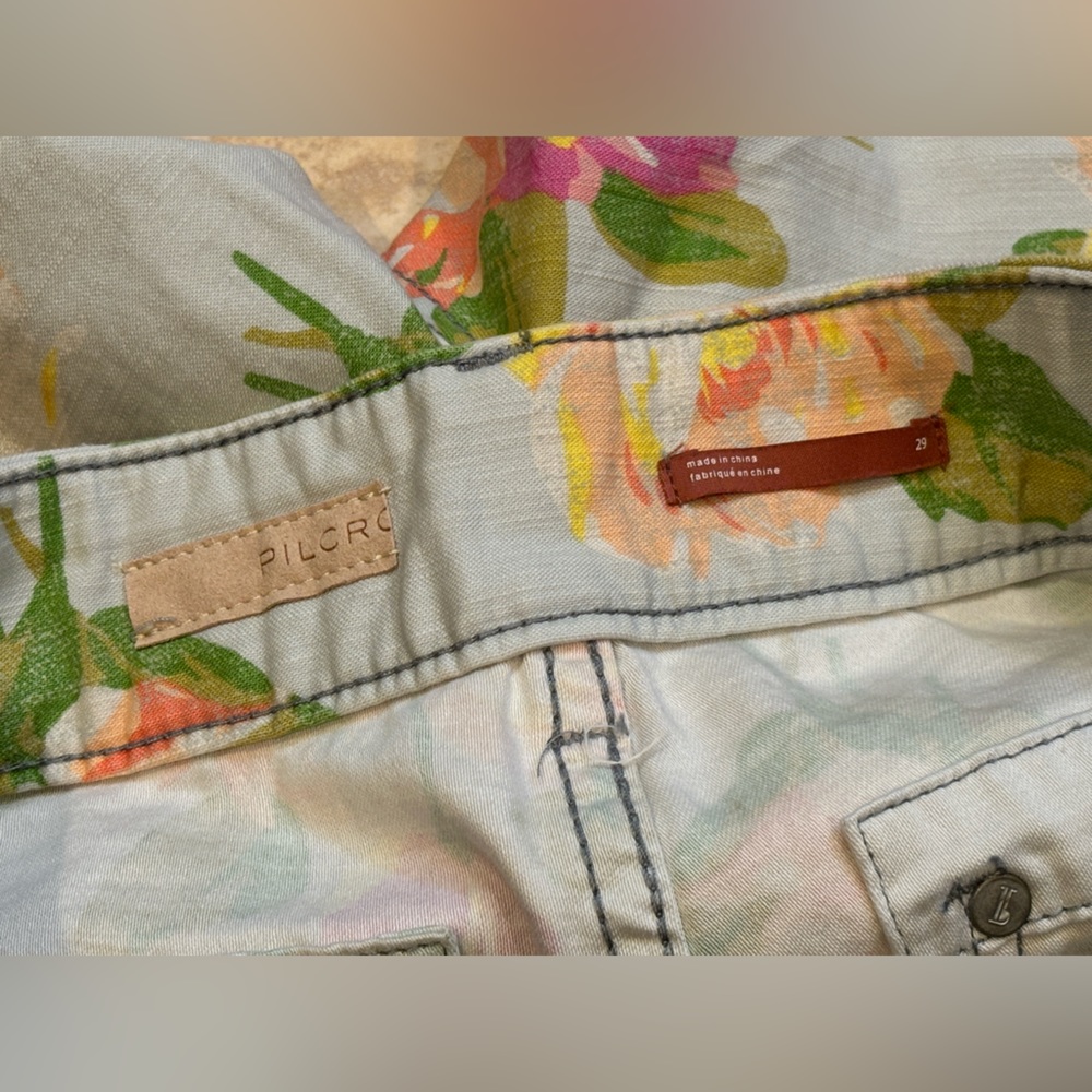 Anthropologie Pilcro The Wanderer Low-Rise Floral Shorts Size 29 - Picture 11 of 14